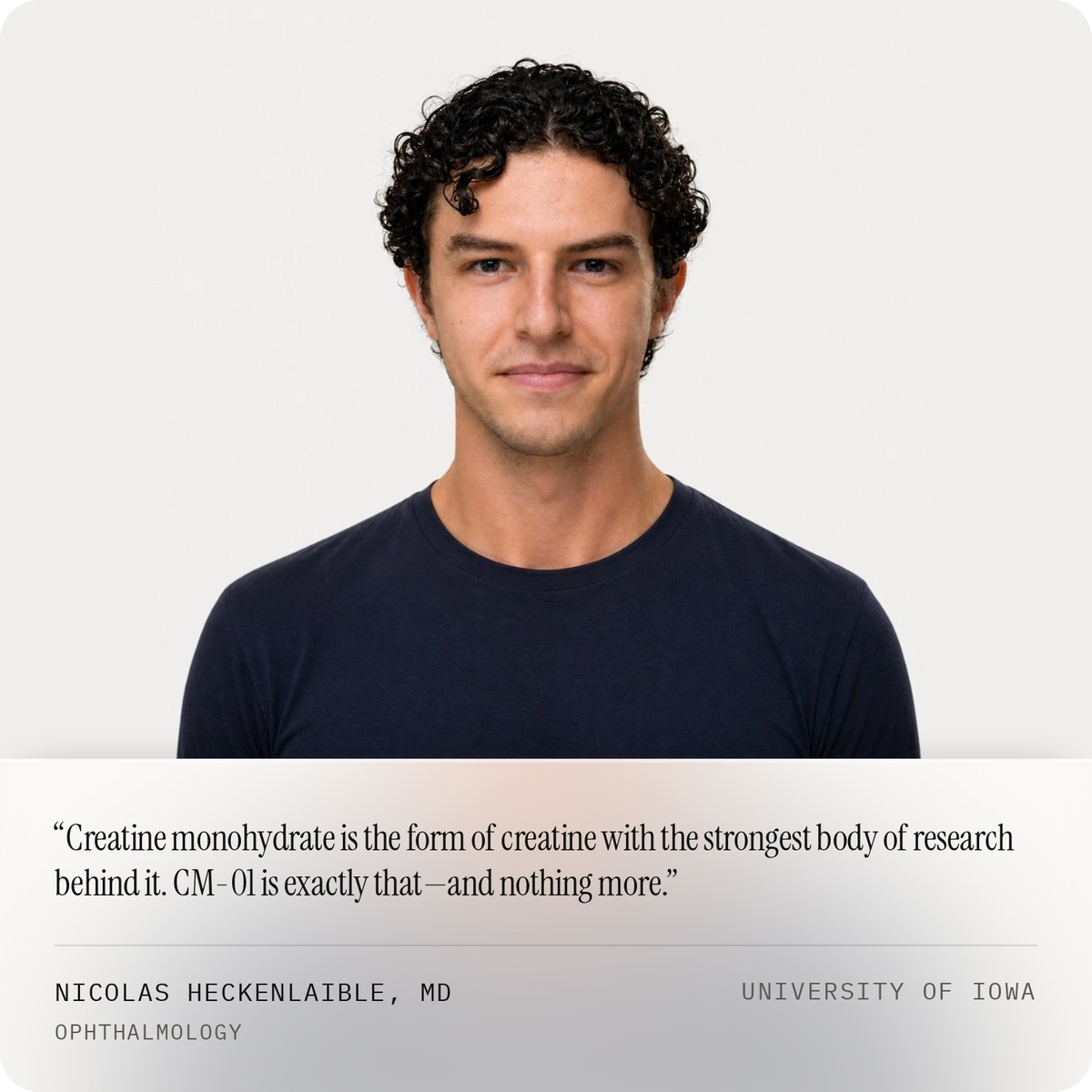 Creatine Monohydrate — physician advisor