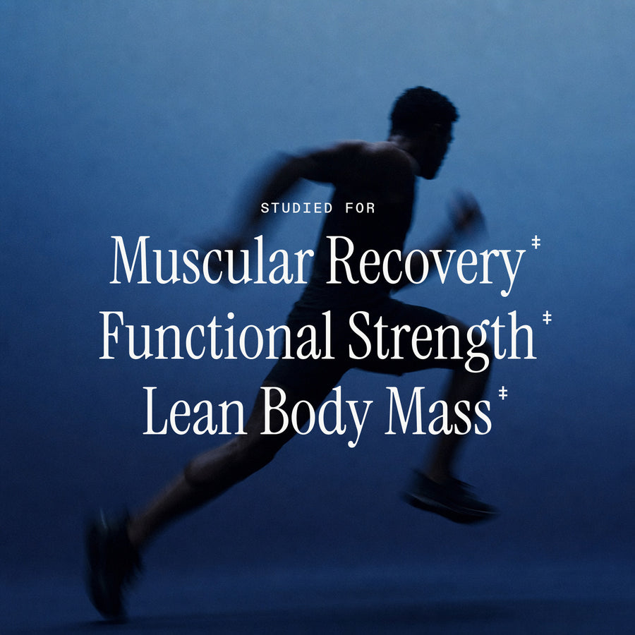 Whey Protein Isolate, studied for muscular recovery, functional strength and lean body mass