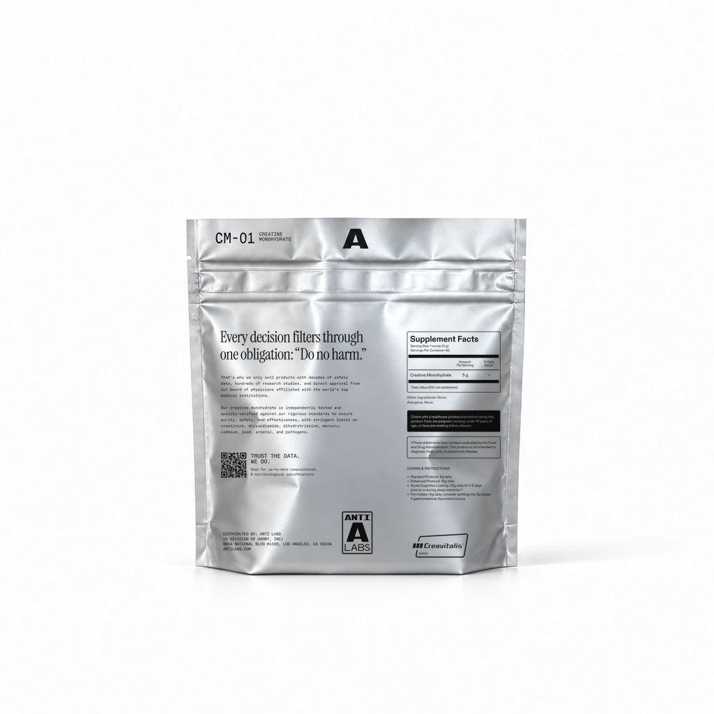 Creatine Monohydrate, back
